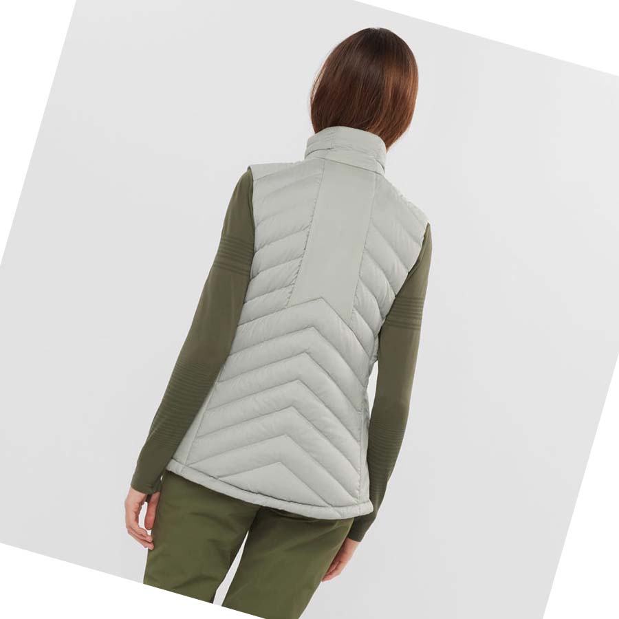 Chaquetas Salomon ESSENTIAL XWARM DOWN INSULATED Mujer Plateados | MX 2453ILH